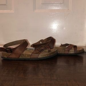 Brown sandals